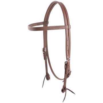 Cashel Plain Browband Harness Headstall w/ Tie Ends