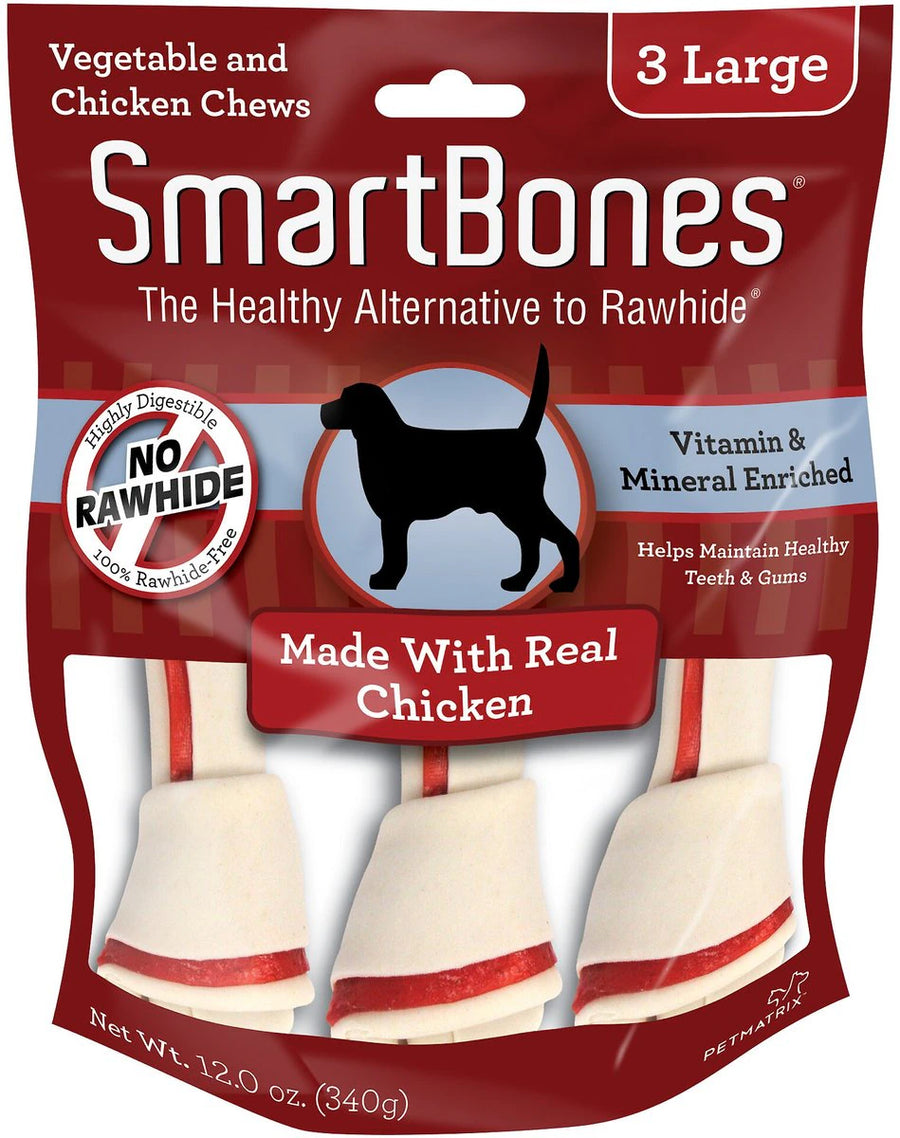 SmartBones Large Chicken Chews Dog Treats