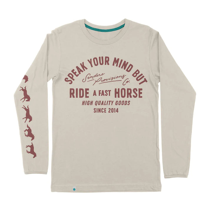 Sendero Fast Horse Long Sleeve T-Shirt