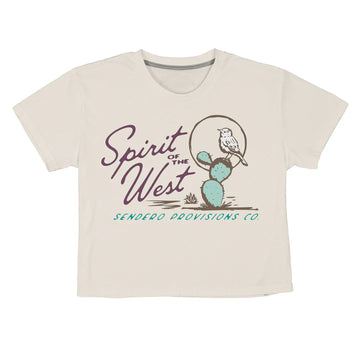 Sendero Cactus Wren Crop Tee