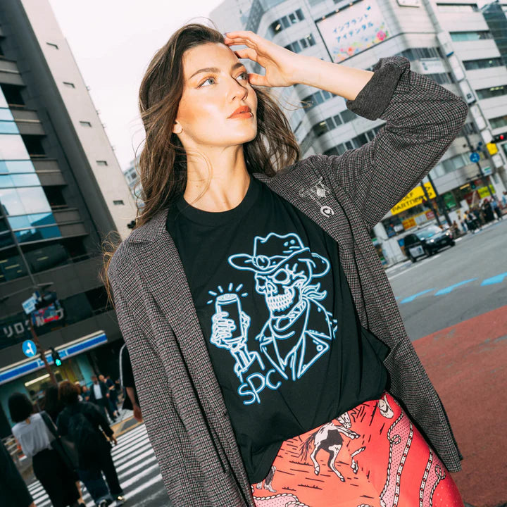 Sendero Broadway Bones Crop Tee