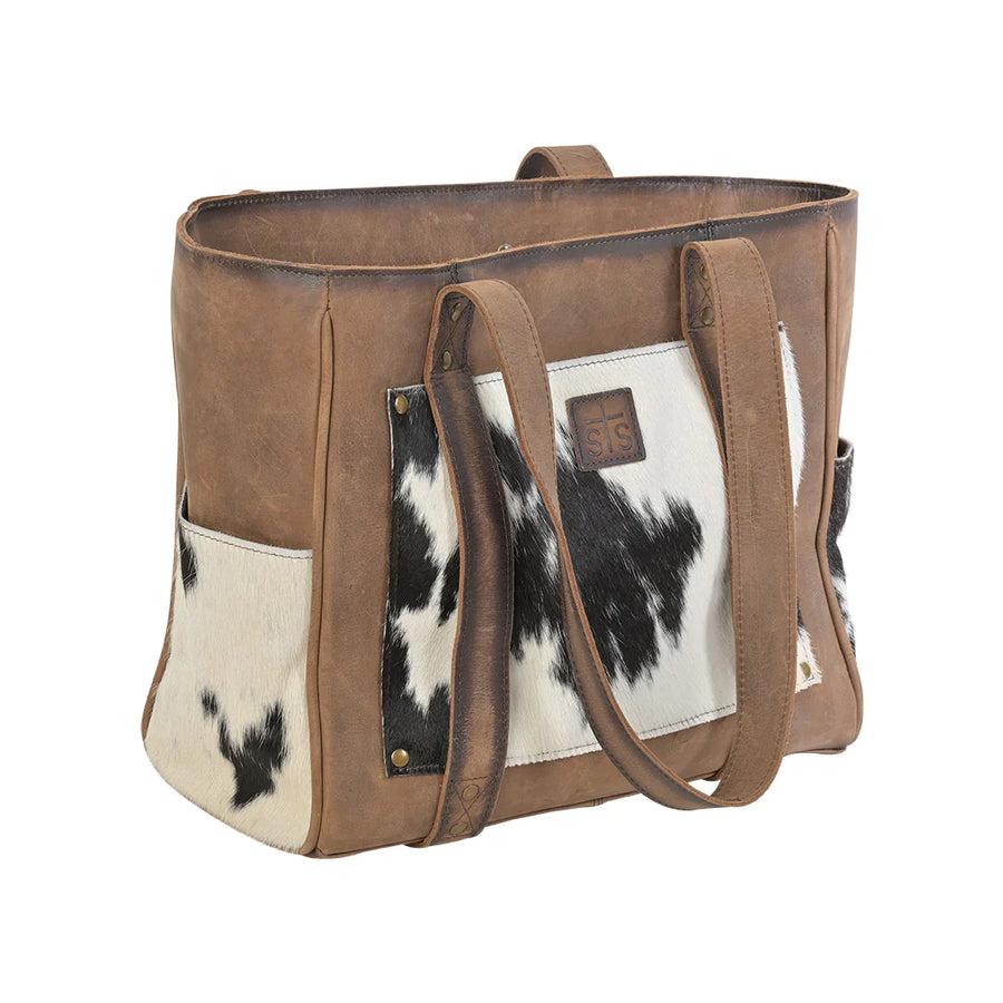 STS Cowhide Trinity Tote