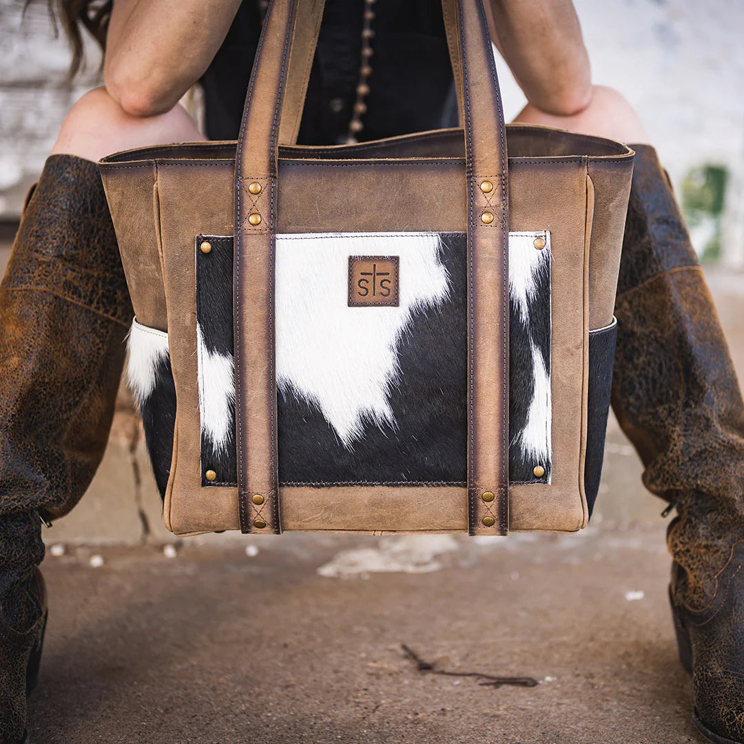 STS Cowhide Trinity Tote – McGregor General Store