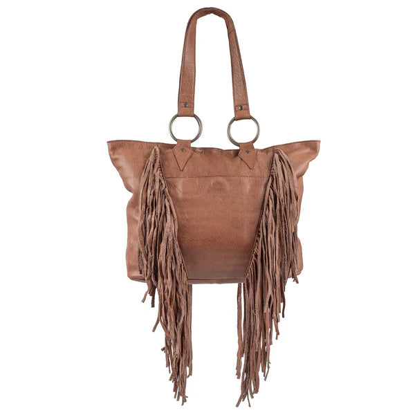 STS Indie Cowhide Tote Brown