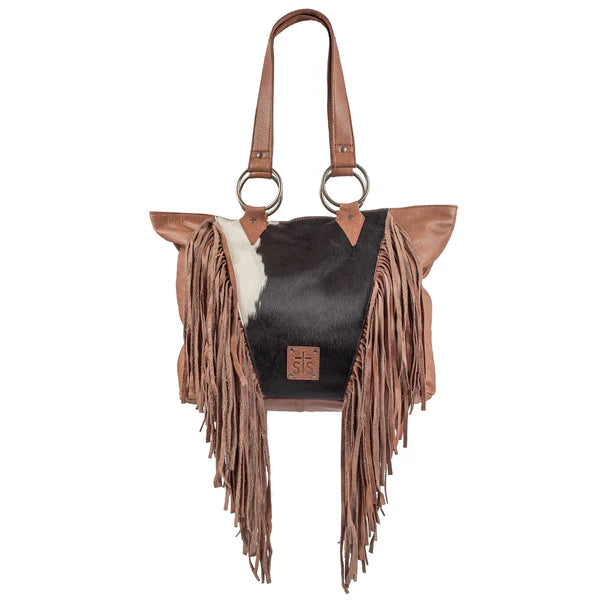 STS Indie Cowhide Tote Brown