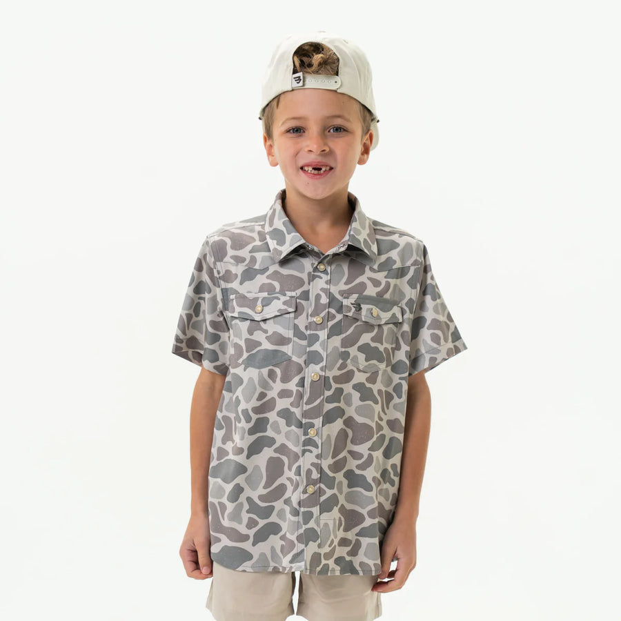Burlebo Youth Performance Western Button Up