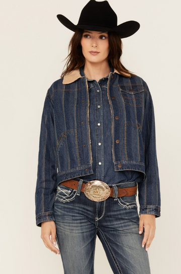 Kimes Vaquero Trucker Stripe Denim