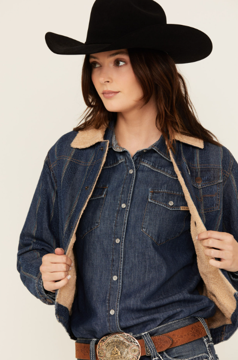 Kimes Vaquero Trucker Stripe Denim