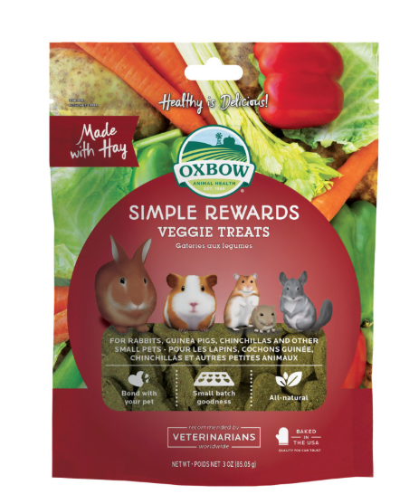 Oxbow Animal Health Simple Rewards Veggie Small Animal Treats