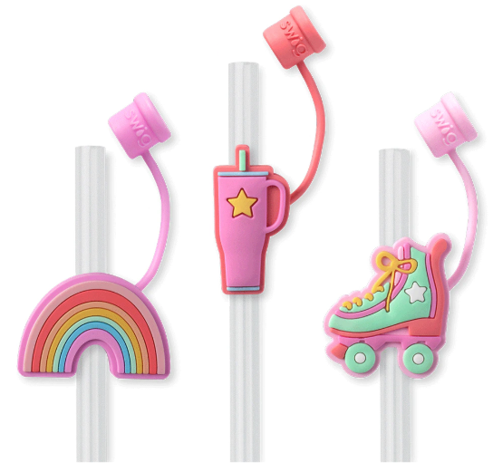 Swig Straw Topper Set Assorted