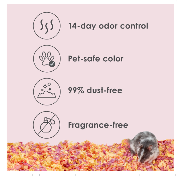 Kaytee Clean & Cozy Colors Bedding Sunset