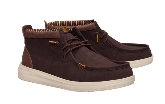Hey Dude Wally Mid Grip Classic Mole Brown