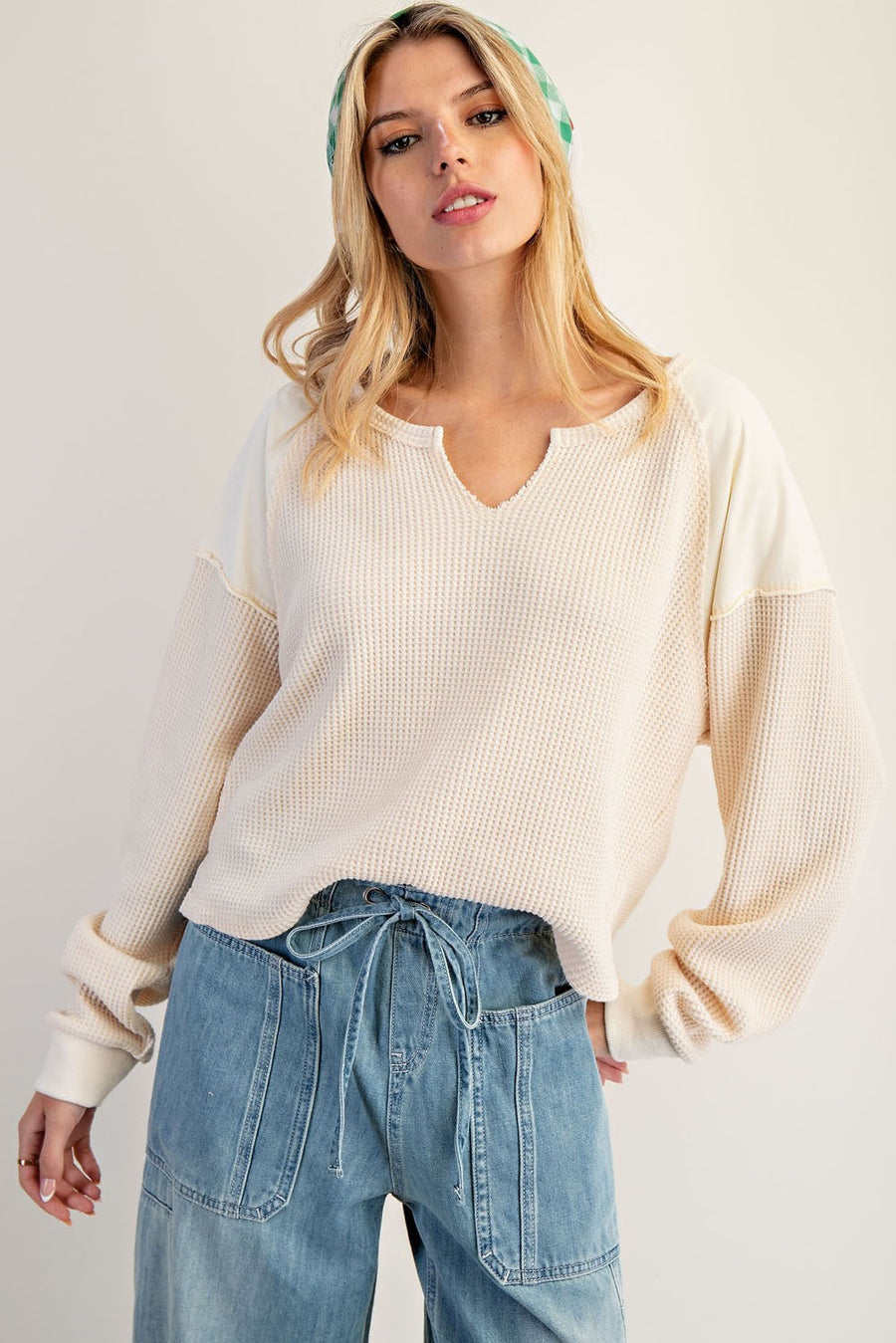 Meghan Thermal Knit Sweater