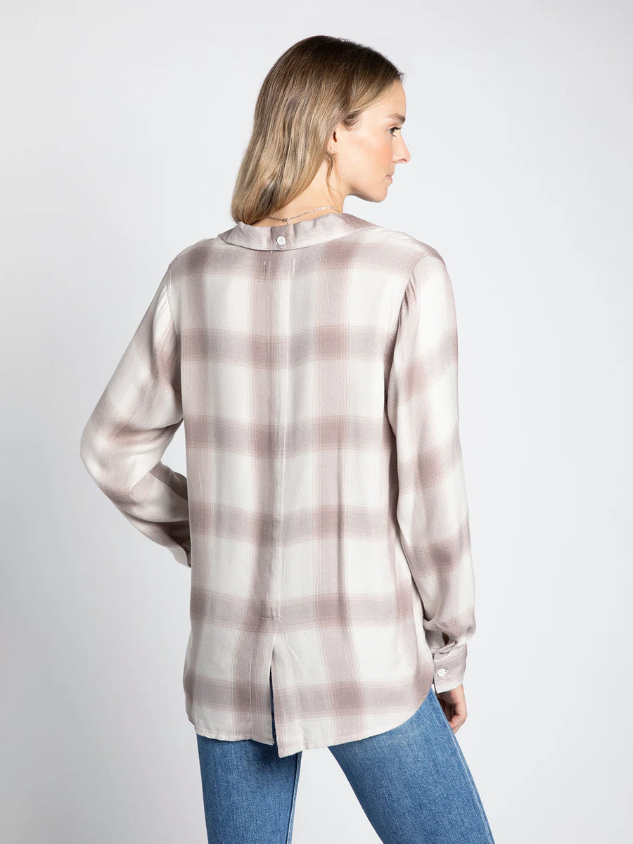 T&S Janet Plaid Button Up