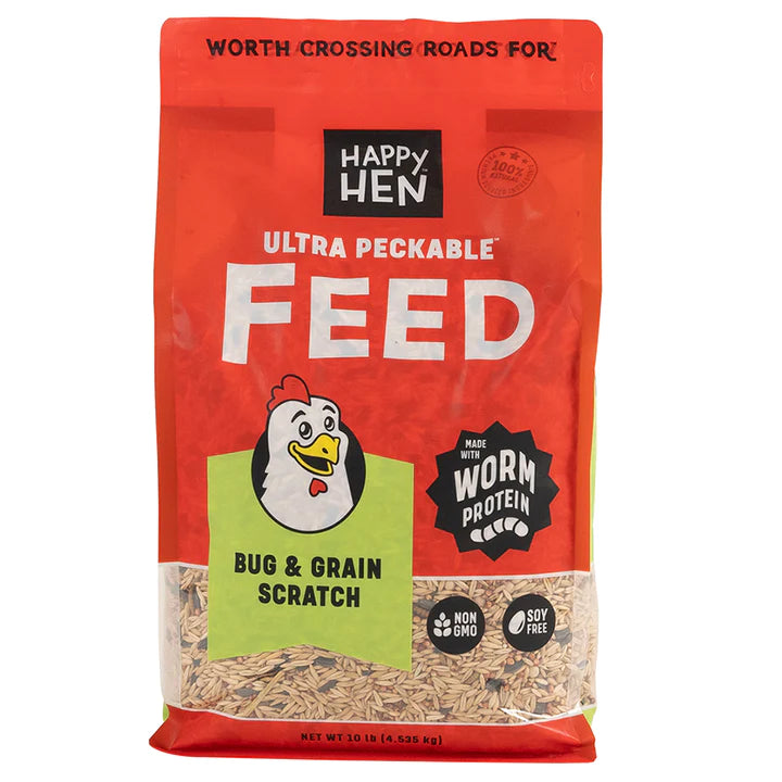 Happy Hen Ultra Peckable Bug & Grain Scratch