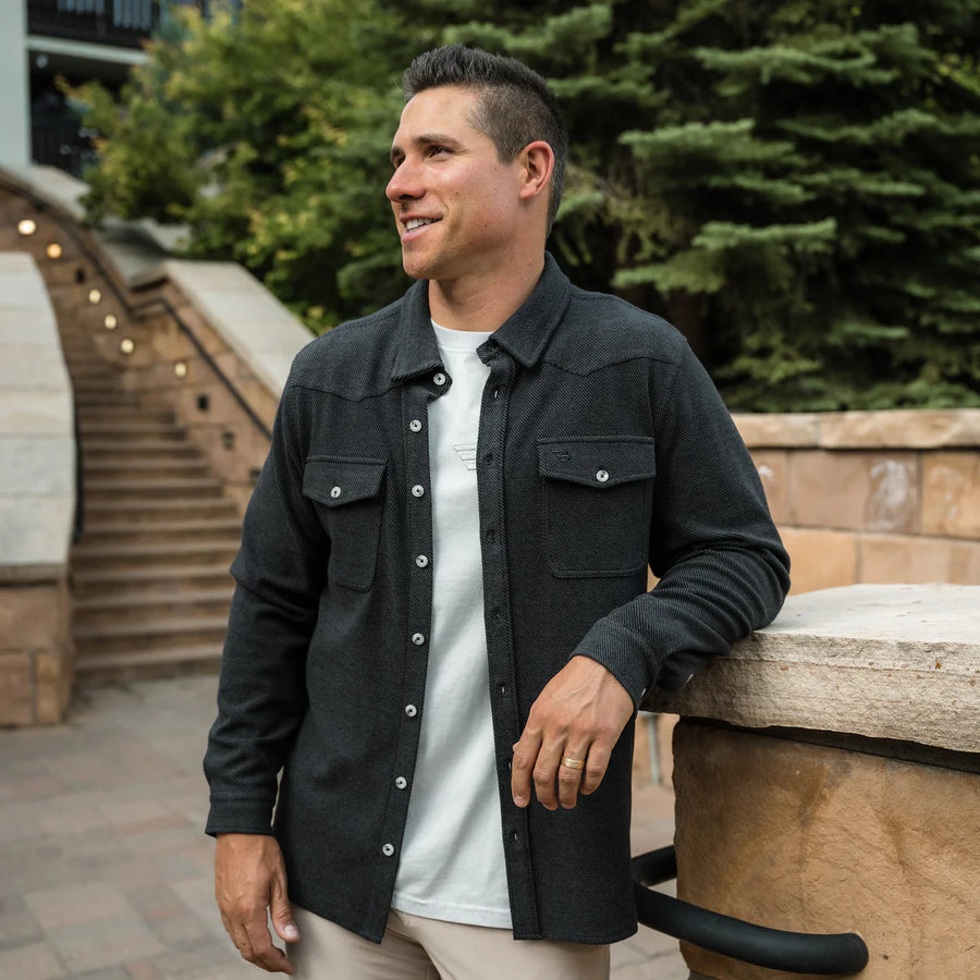 Burlebo Austin Shirt Heather Black