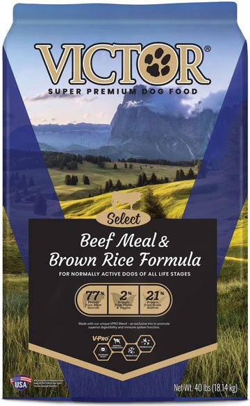 Victor Select Beef Meal & Brown Rice 40lb