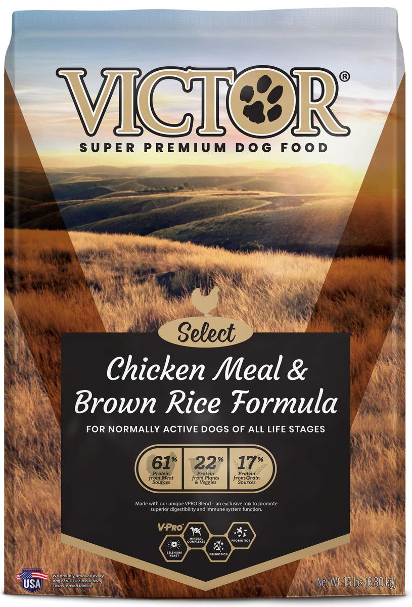 Victor Select Chicken Meal & Brown Rice 40lb