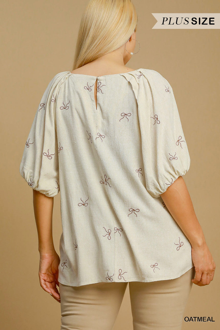 *PLUS* Lily Oatmeal Top