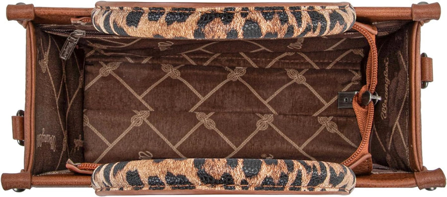 Wrangler Leopard Crossbody Tote