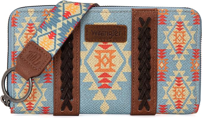 Wrangler Aztec Wristlet Wallet