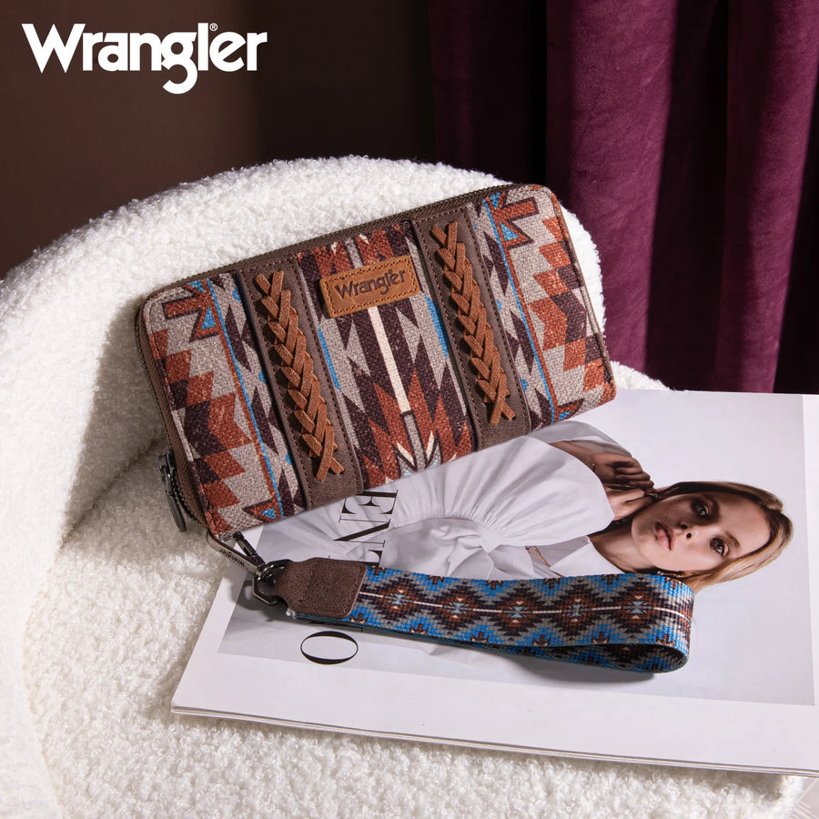 Wrangler Southwestern Print Wallet