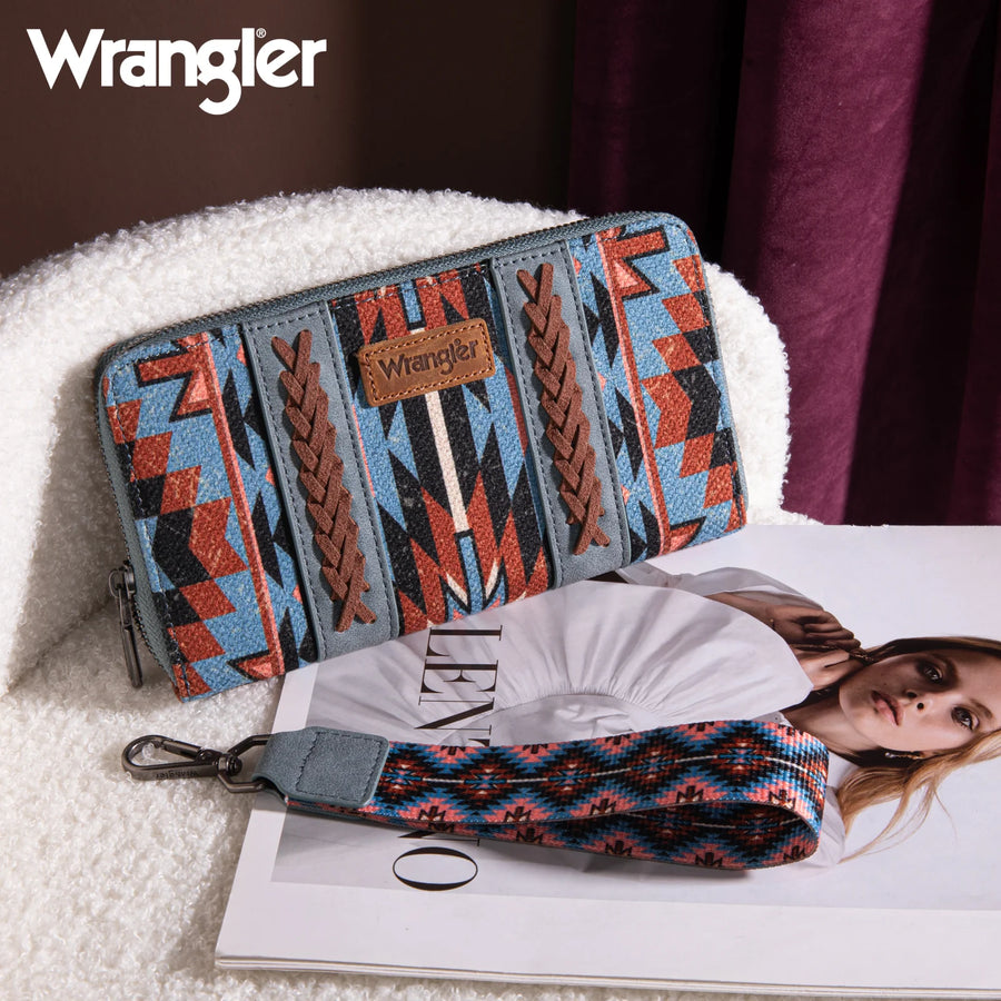 Wrangler Southwestern Print Wallet