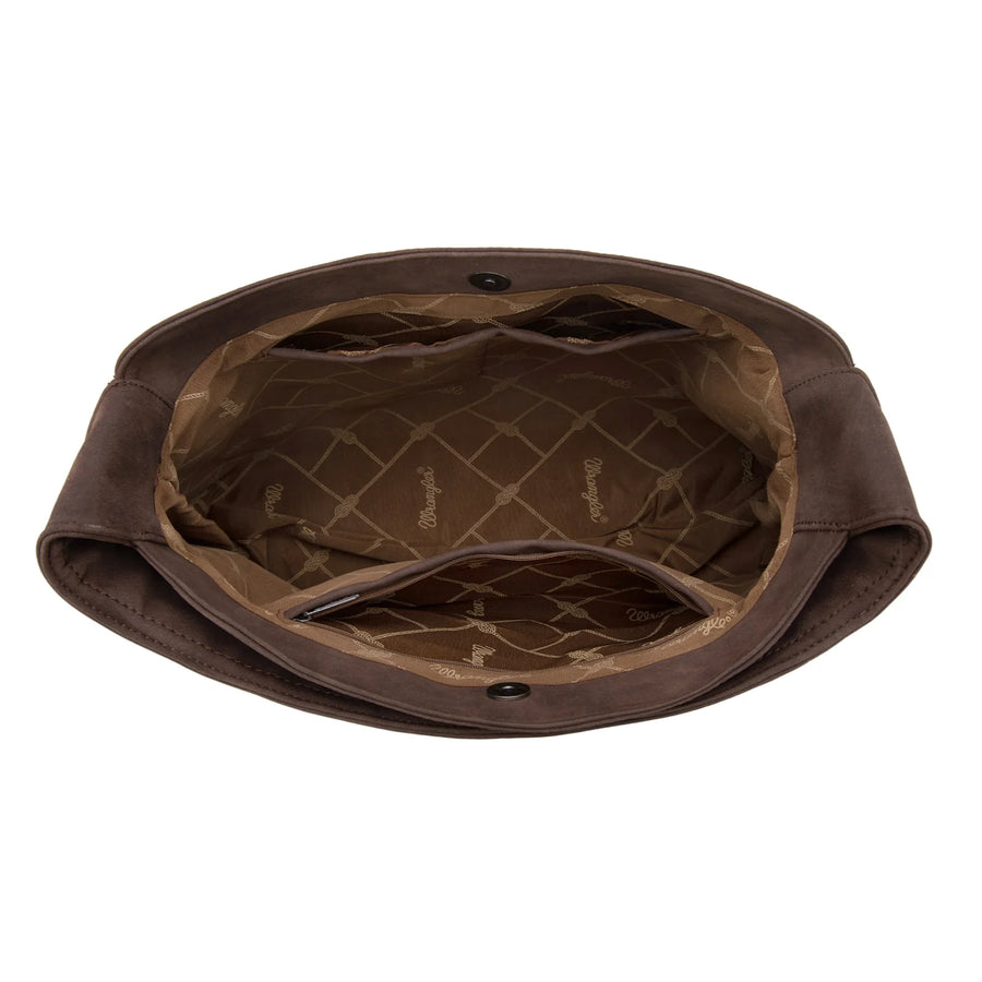 Wrangler Fringe Studded Hobo Bag