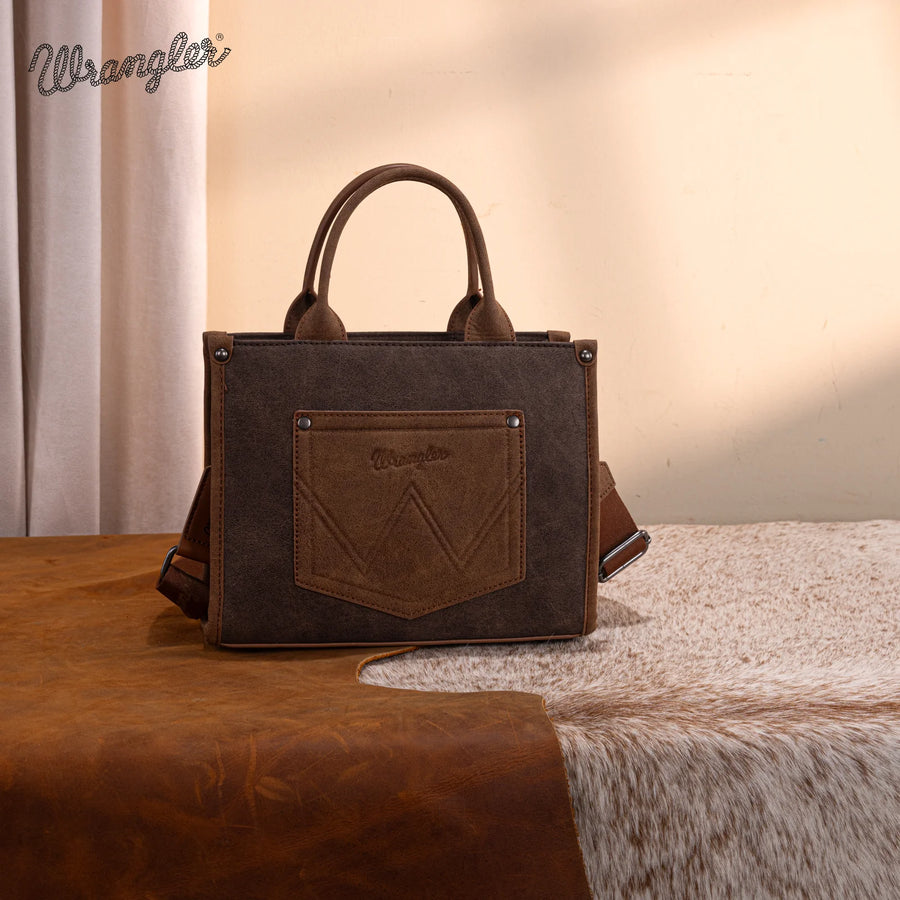 Wrangler Buckle Crossbody Tote