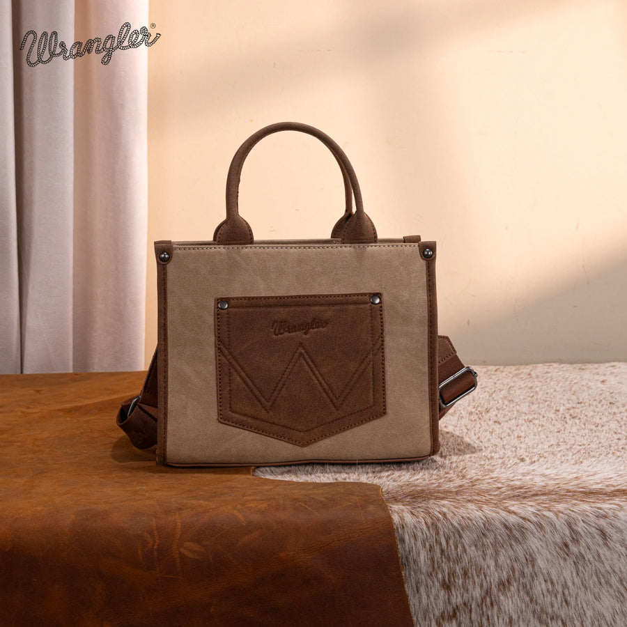 Wrangler Buckle Crossbody Tote