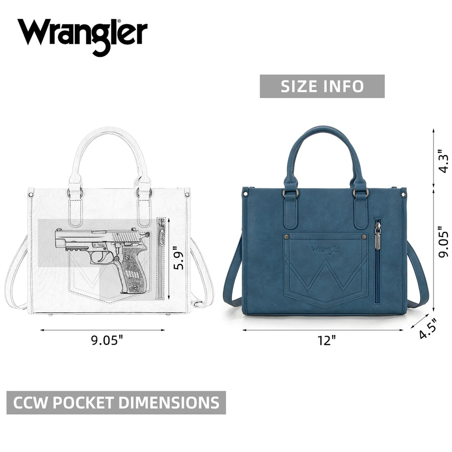 Wrangler Sherpa Aztec CC Crossbody Tote