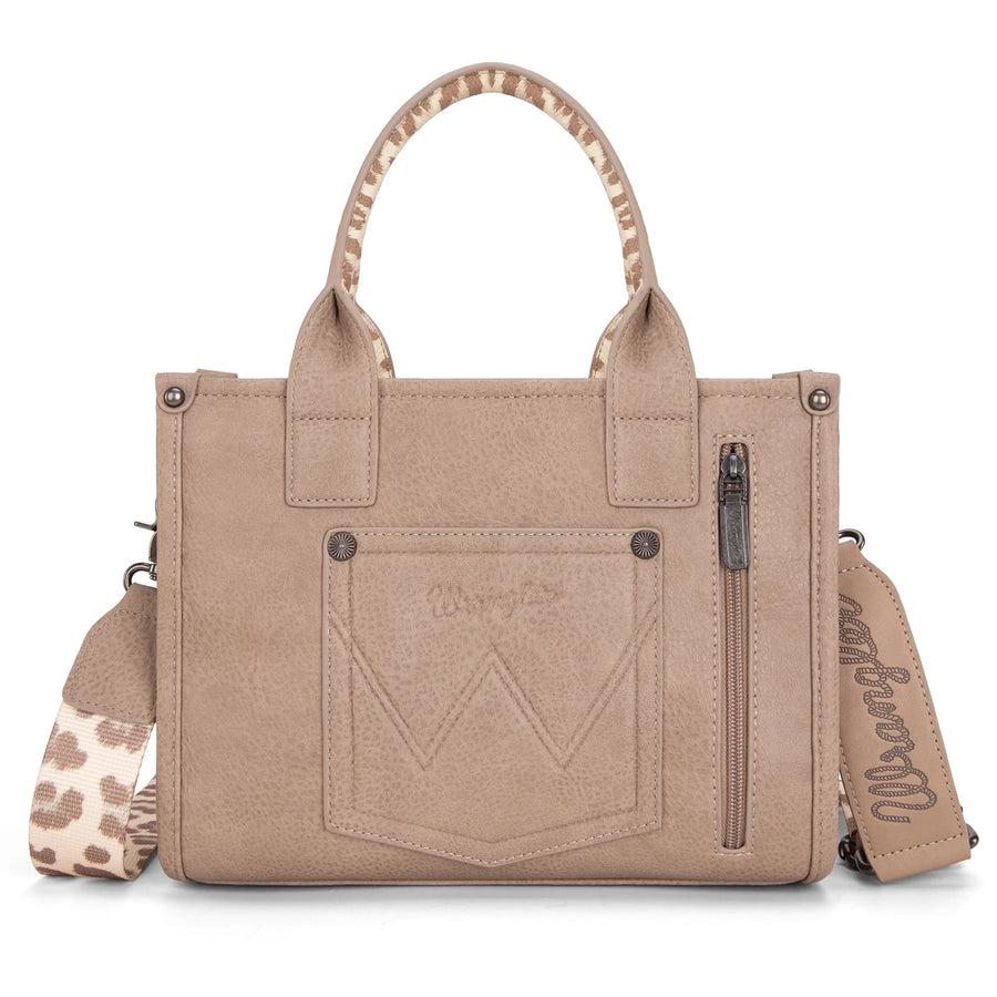 Wrangler Leopard Crossbody Tote