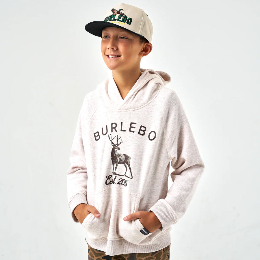 Burlebo Boys F. Hoodie Whitetail