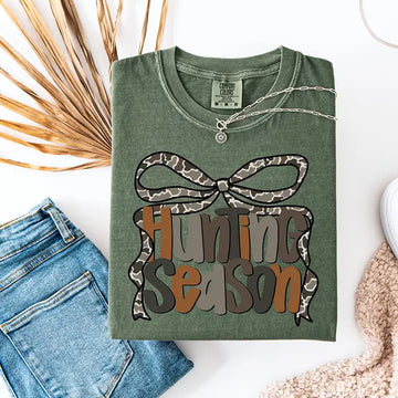 Hunting Season Camo Coq Tee