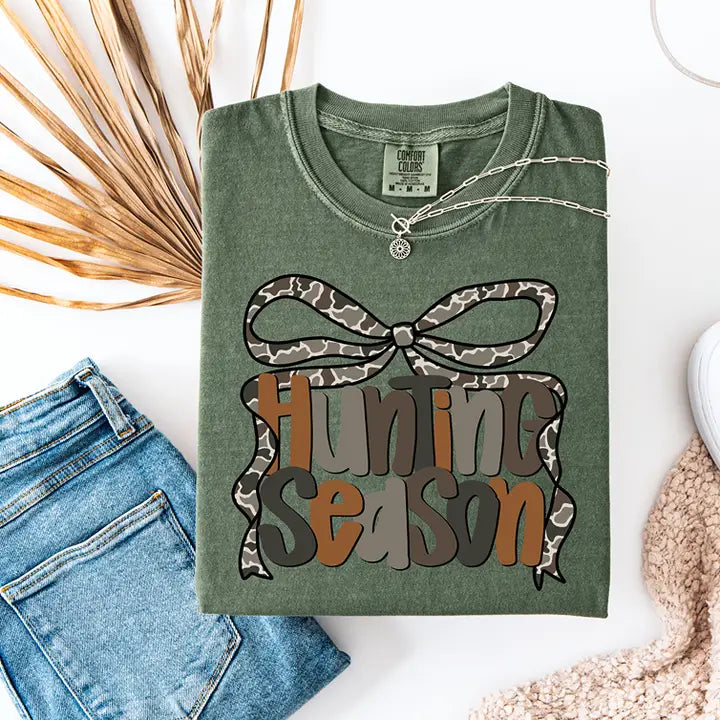 Hunting Season Camo Coq Tee