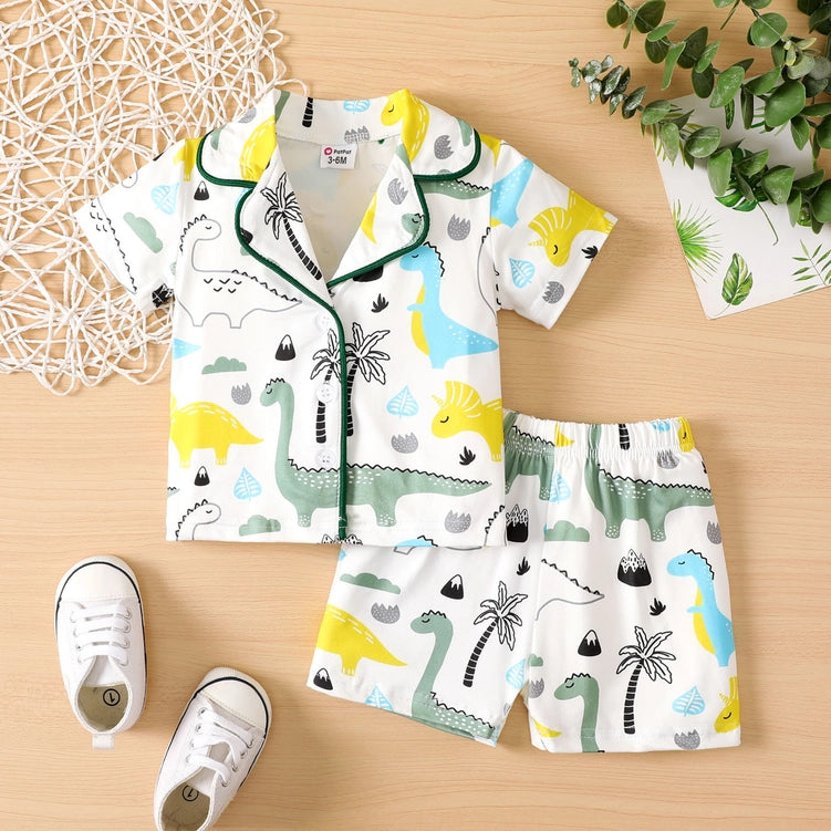 Baby Boy Dinosaur Letter Set