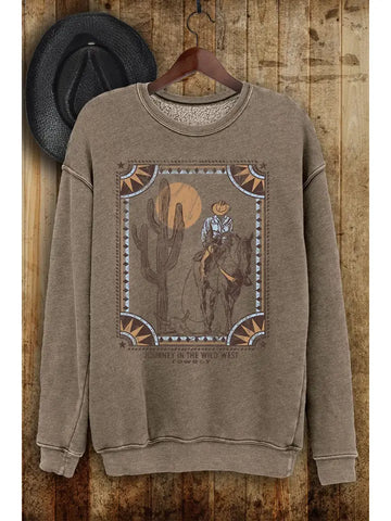 Western Cowboy Sweatshirt