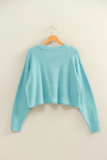 Marlee Sky Blue Knit Sweater