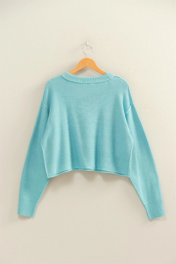 Marlee Sky Blue Knit Sweater
