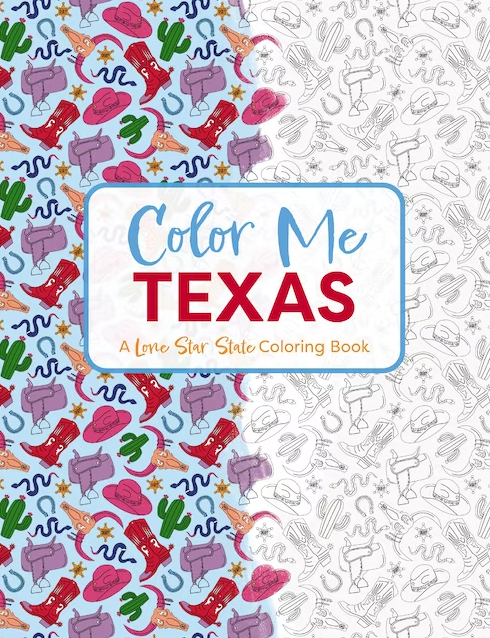 Color Me Texas Coloring Book