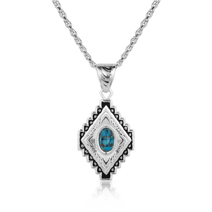Montana Silversmith Diamond of the West Turquoise Necklace