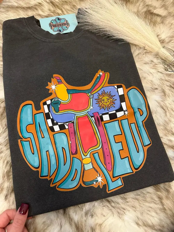 Saddle Up Western Graphic Tee