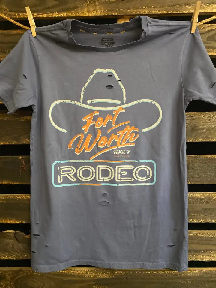 Fort Worth Rodeo 1987 Tee