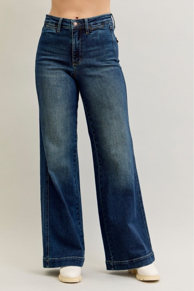 Judy Blue Misty Wide Leg Jean