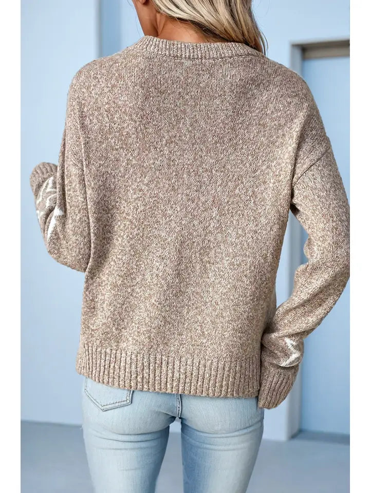 Esmeralda Star Print Sweater