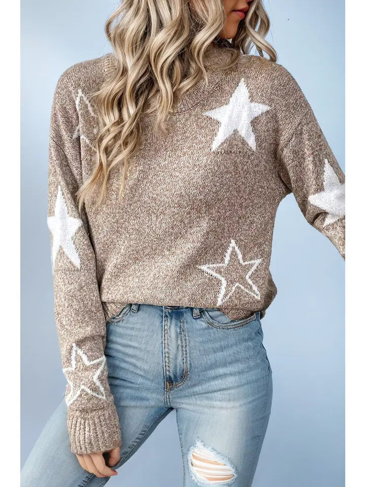 Esmeralda Star Print Sweater