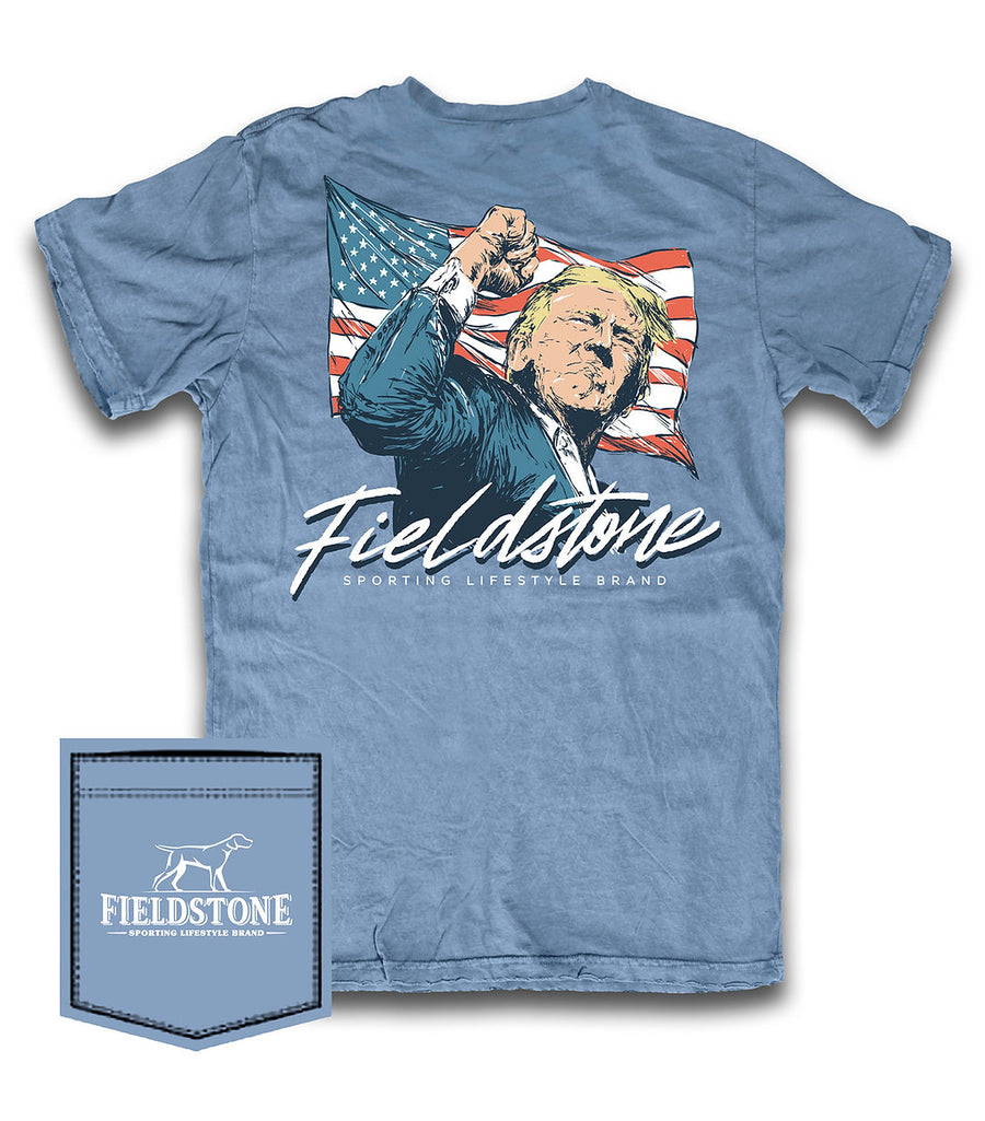 Fieldstone Men's Trump Fight Woodie Tee