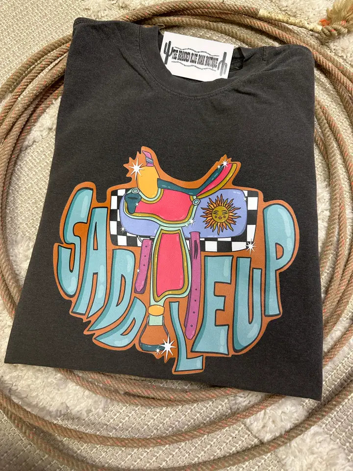 Saddle Up Western Graphic Tee