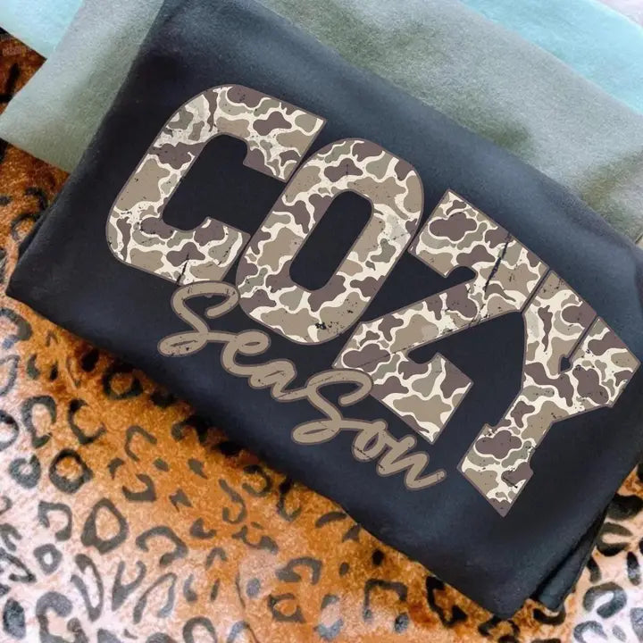 Camo Cozy Season Tee