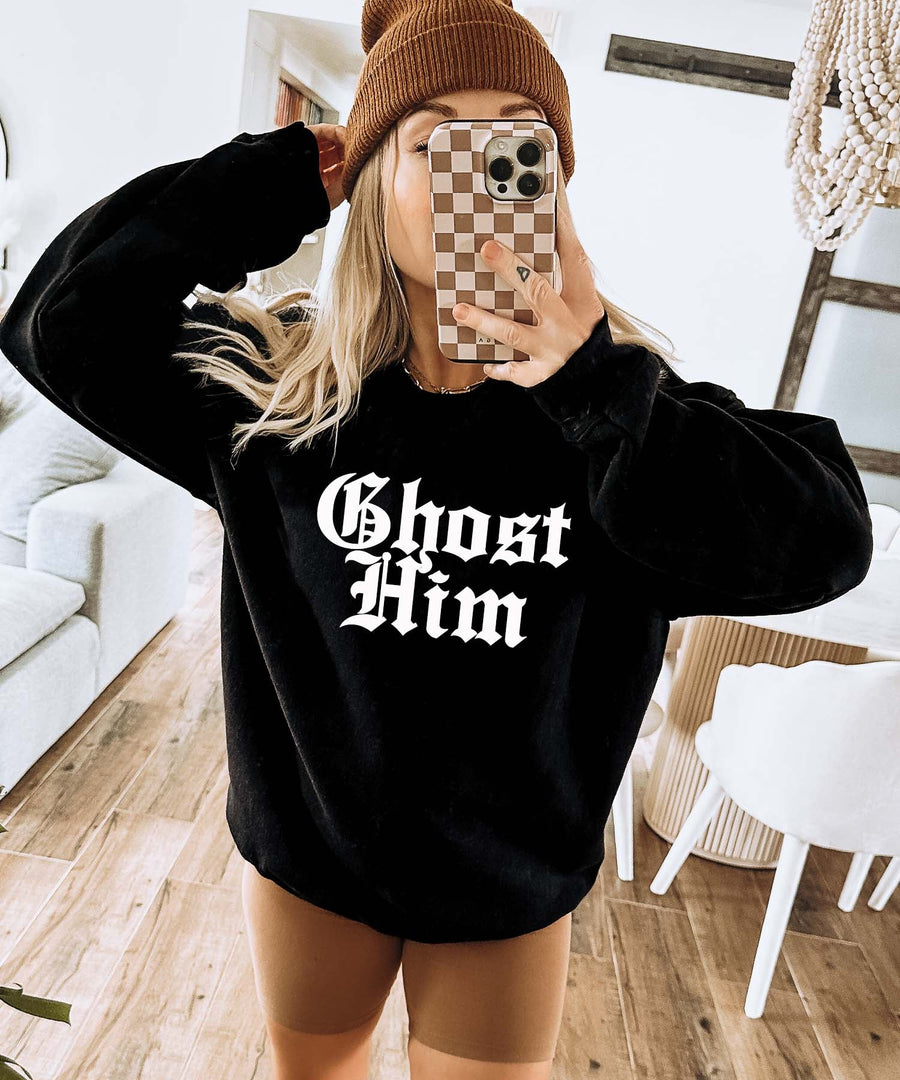 Lattimore Ghost Him Sweatshirt